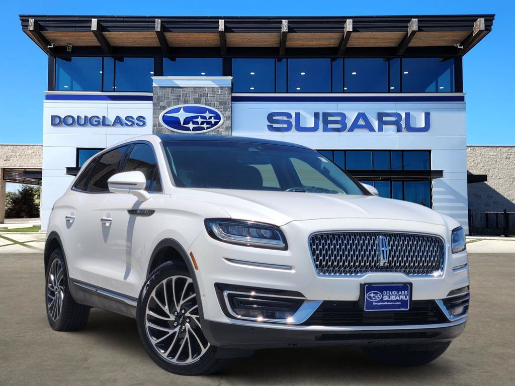White Platinum Clearcoat Metallic 2019 Lincoln Nautilus SUV / Crossover Front-Wheel Drive 8-Speed Automatic