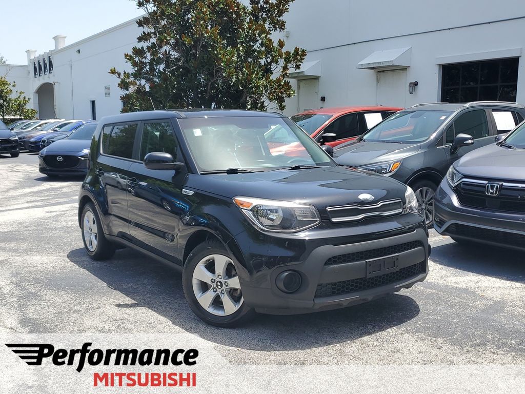 Shadow Black 2017 Kia Soul Wagon Front-Wheel Drive 6-Speed Automatic