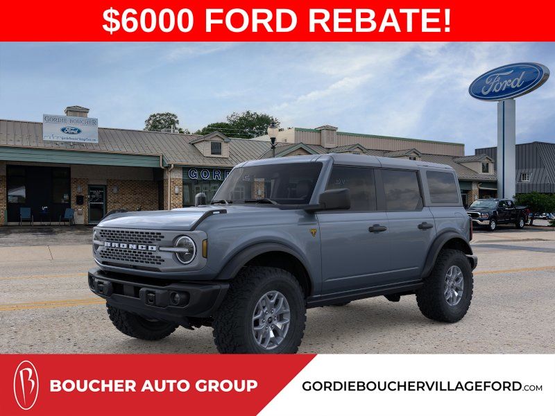 Blue (Azure Gray Metallic Tri-Coat) 2025 Ford Bronco SUV / Crossover Four-Wheel Drive Automatic