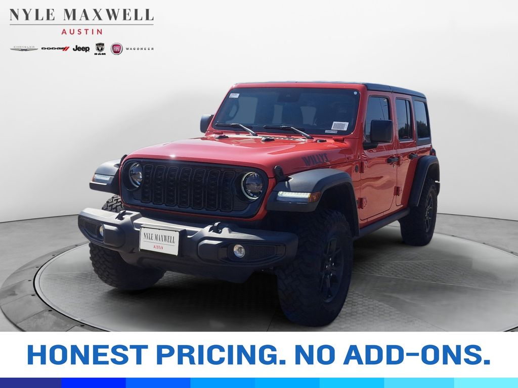New Car 2025 Jeep Wrangler  Willys For Sale Under $50,000 In Austin, Texas