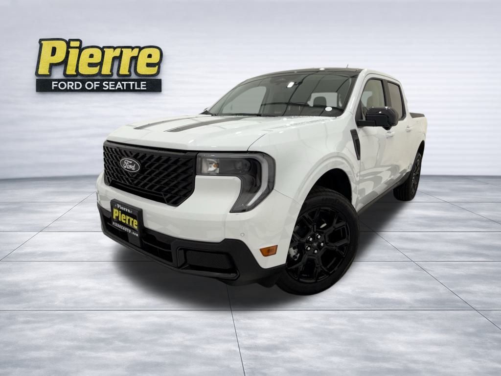 Oxford White 2025 Ford Maverick Pickup Truck All-Wheel Drive 8-Speed Automatic