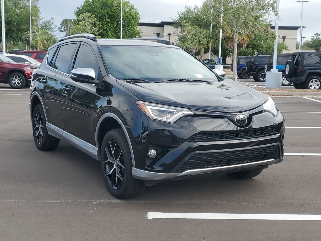 Black 2018 Toyota RAV4 SE SUV / Crossover Front-Wheel Drive 6-Speed Automatic