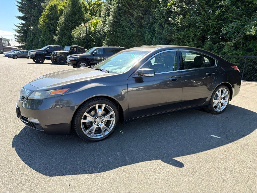 Gray 2014 Acura TL Sedan All-Wheel Drive 6-Speed Automatic