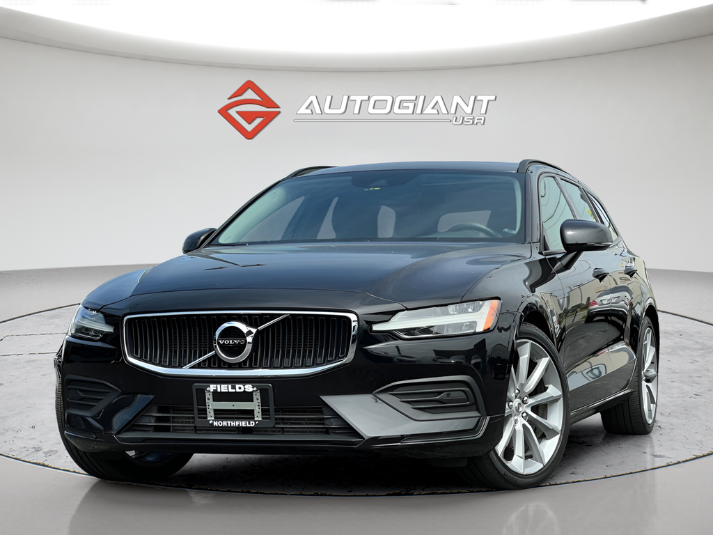 Black 2020 Volvo V60 T5 Momentum FWD Wagon Front-Wheel Drive Automatic
