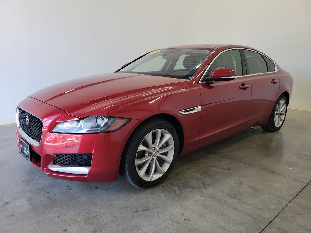 Firenze Red Metallic 2018 Jaguar XF Sedan All-Wheel Drive 8-Speed Automatic