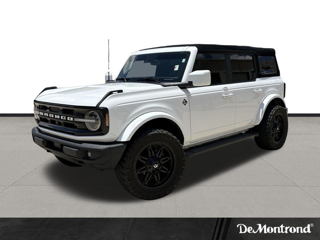 2022 Ford Bronco Outer Banks White at DeMontrond Ford