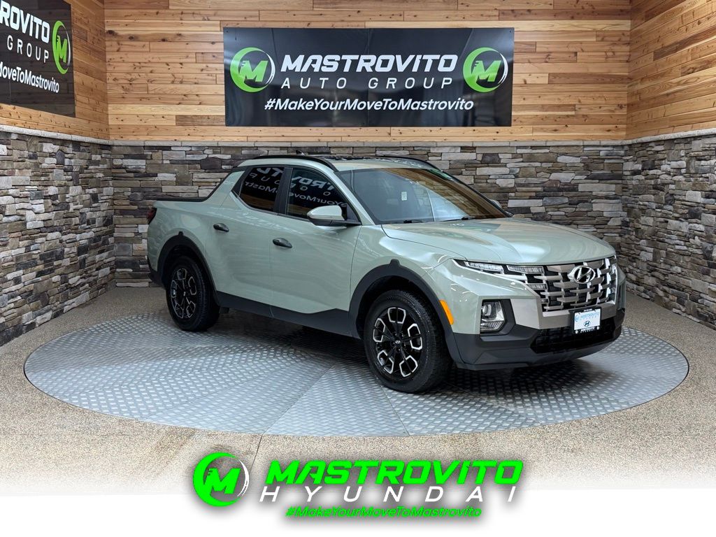 Sage Gray 2022 Hyundai Santa Cruz SEL Crew Cab AWD Pickup Truck All-Wheel Drive 8-Speed Automatic