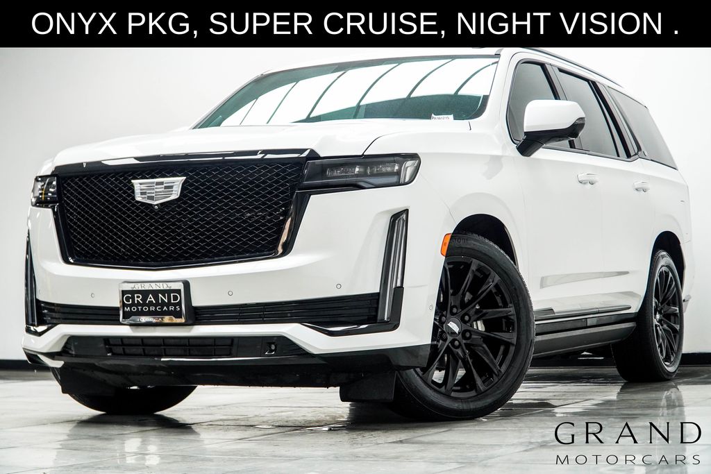 White 2023 Cadillac Escalade SUV / Crossover Four-Wheel Drive Automatic