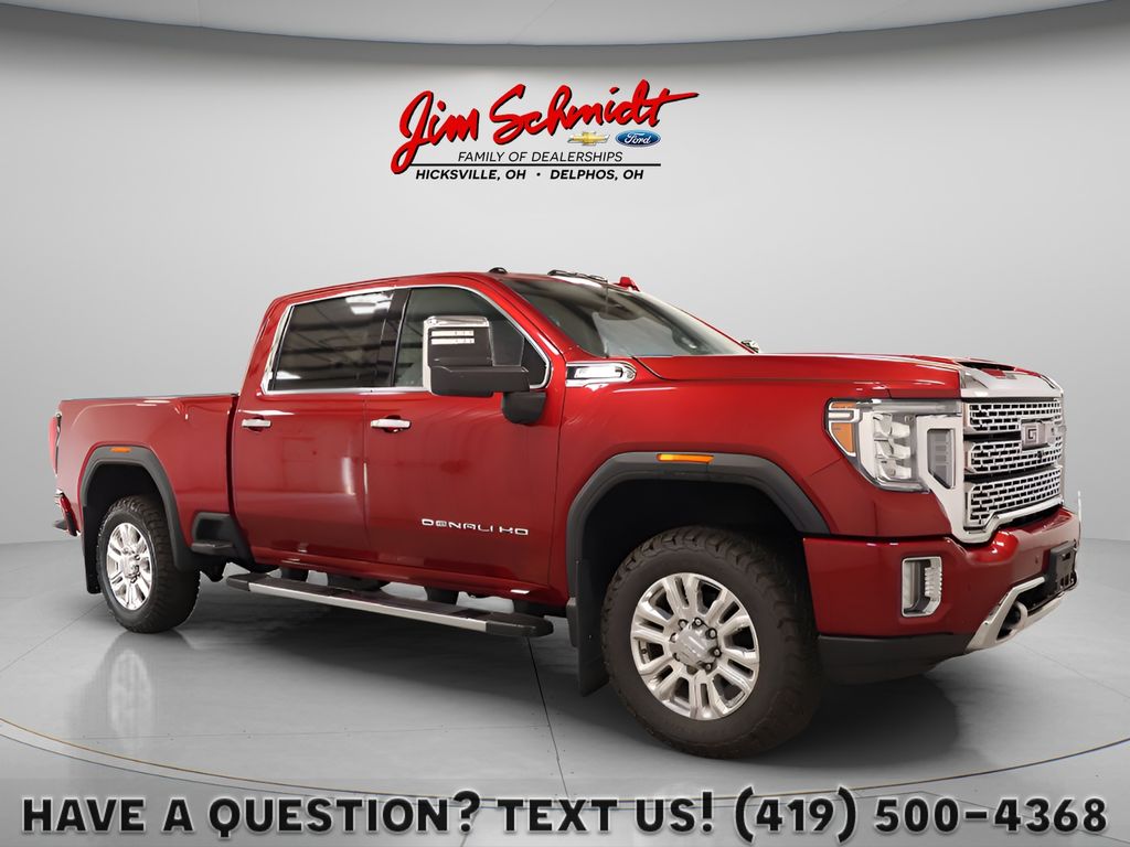 Cayenne Red Tintcoat 2022 GMC Sierra 2500HD Pickup Truck Four-Wheel Drive Automatic