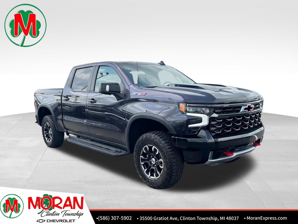 Ash 2024 Chevrolet Silverado 1500 ZR2 Crew Cab 4WD Pickup Truck Four-Wheel Drive Automatic