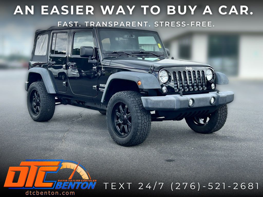 Black Clearcoat 2018 Jeep Wrangler SUV / Crossover Four-Wheel Drive 5-Speed Automatic