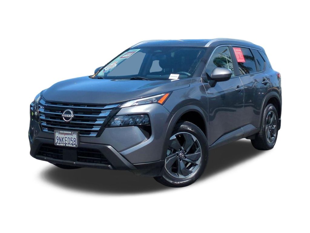 Gray (Gun Metallic) 2024 Nissan Rogue SUV / Crossover Front-Wheel Drive Continuously Variable Transmission