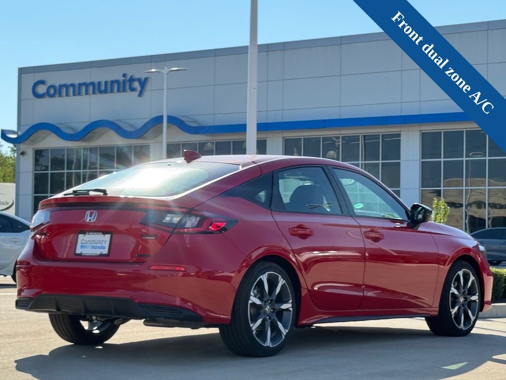 2026 Honda Civic Hybrid Sport Touring Red at Community Honda