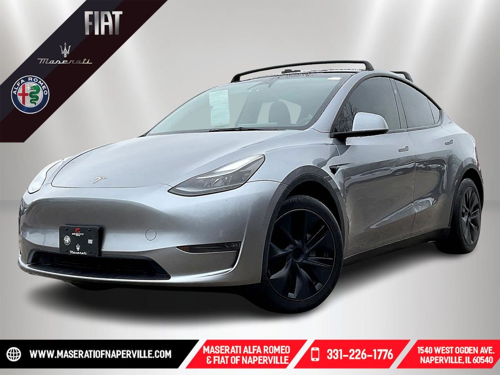 Gray 2024 Tesla Model Y Long Range AWD SUV / Crossover All-Wheel Drive 1-Speed Automatic