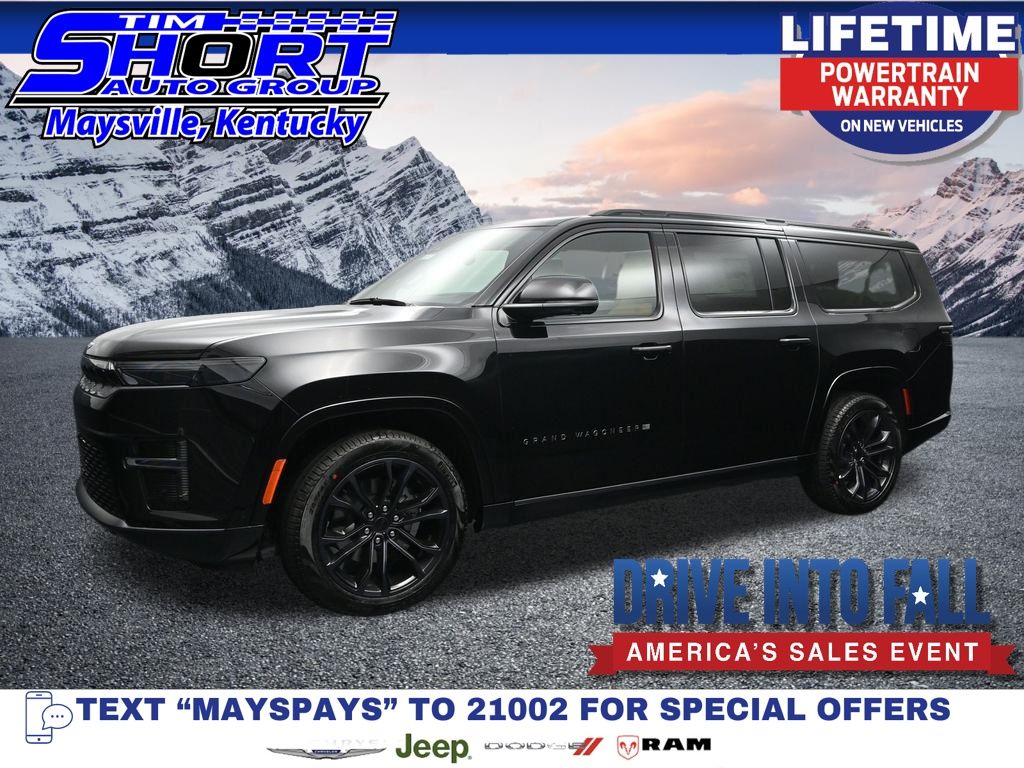 High Gloss Black 2026 Jeep Grand Wagoneer L SUV / Crossover Four-Wheel Drive 8-Speed Automatic