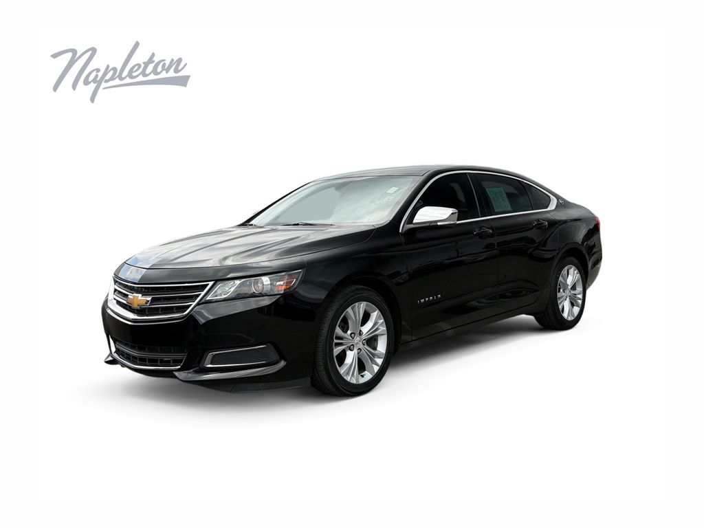 Black 2015 Chevrolet Impala Sedan Front-Wheel Drive 6-Speed Automatic Overdrive