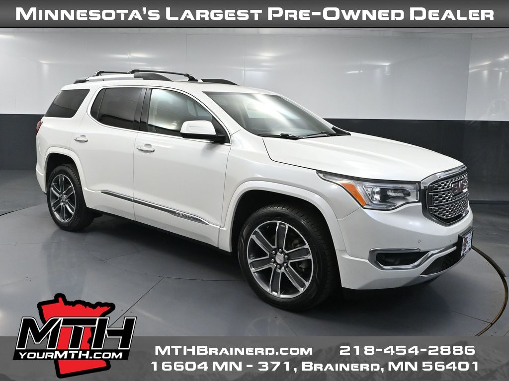 White Frost Tricoat 2018 GMC Acadia SUV / Crossover Four-Wheel Drive 6-Speed Automatic