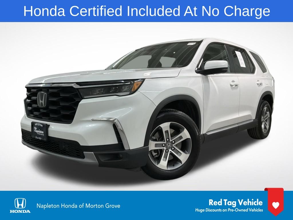 Platinum White Pearl 2025 Honda Pilot SUV / Crossover All-Wheel Drive Automatic