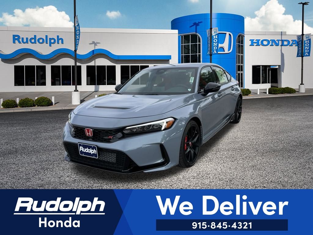 Gray 2026 Honda Civic Type R Hatchback Front-Wheel Drive 6-Speed Manual