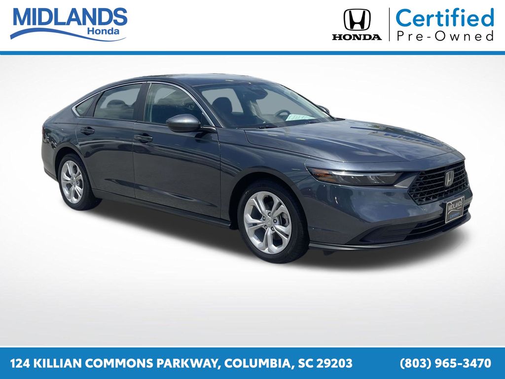 Meteorite Gray Metallic 2025 Honda Accord Sedan Front-Wheel Drive Continuously Variable Transmission