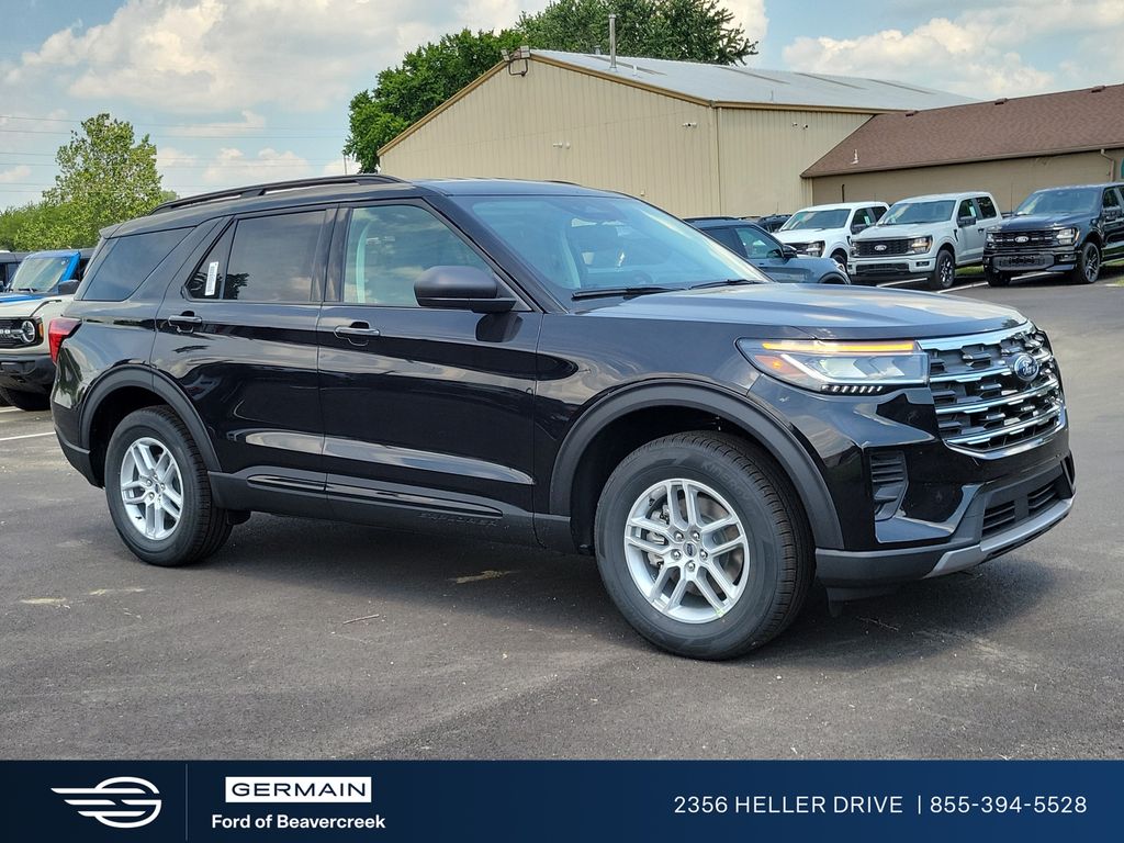 Black Metallic 2026 Ford Explorer SUV / Crossover All-Wheel Drive Automatic