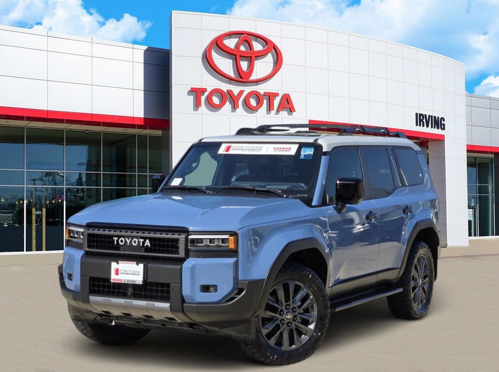 Heritage Blue/Gray Scape 2025 Toyota Land Cruiser SUV / Crossover Four-Wheel Drive 8-Speed Automatic