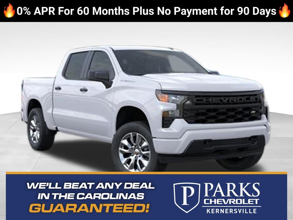 Summit White 2026 Chevrolet Silverado 1500 Pickup Truck Four-Wheel Drive 8-Speed Automatic