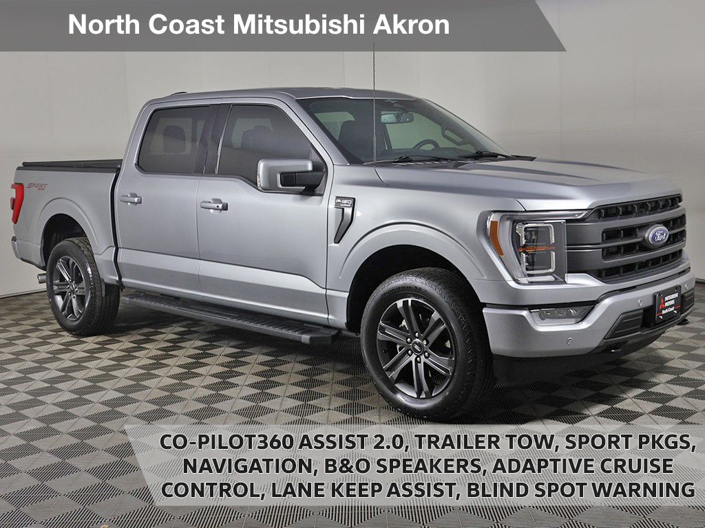 Iconic Silver Metallic 2023 Ford F-150 Pickup Truck Four-Wheel Drive Automatic