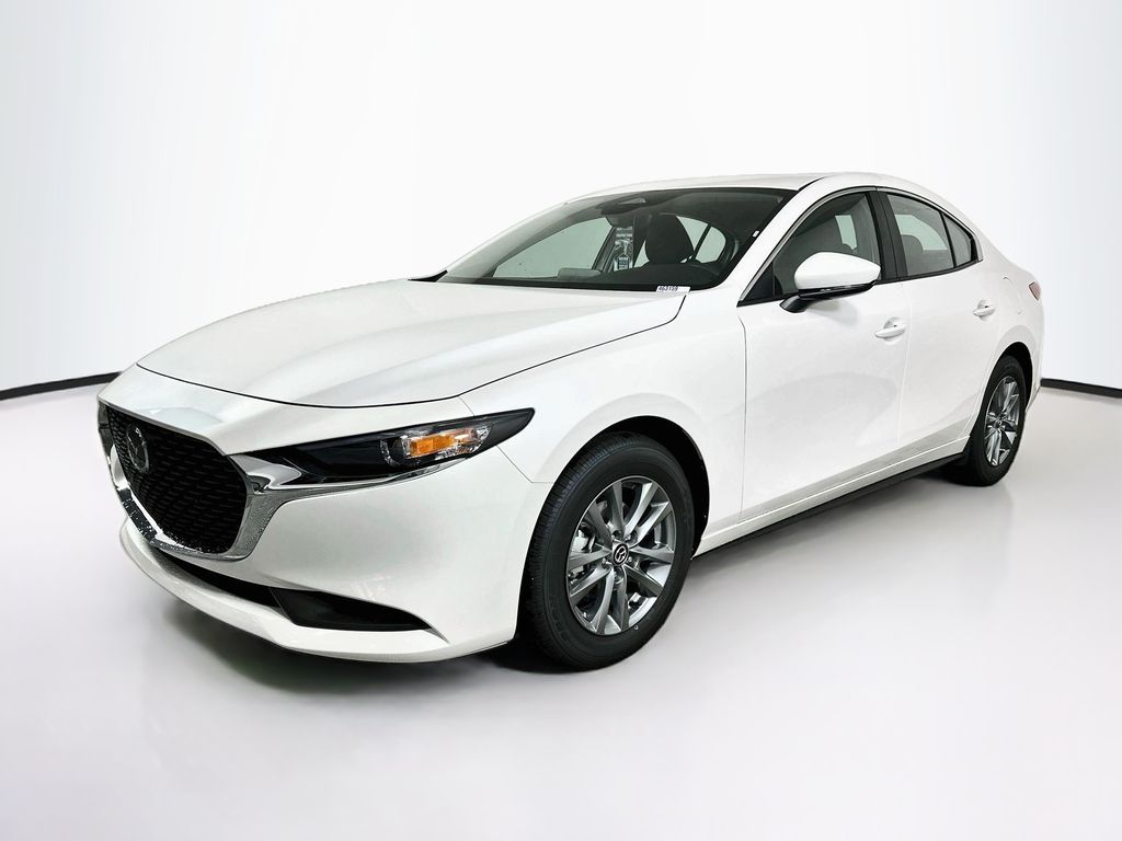 Snowflake White Pearl Mica 2026 Mazda MAZDA3 Sedan Front-Wheel Drive 6-Speed Automatic