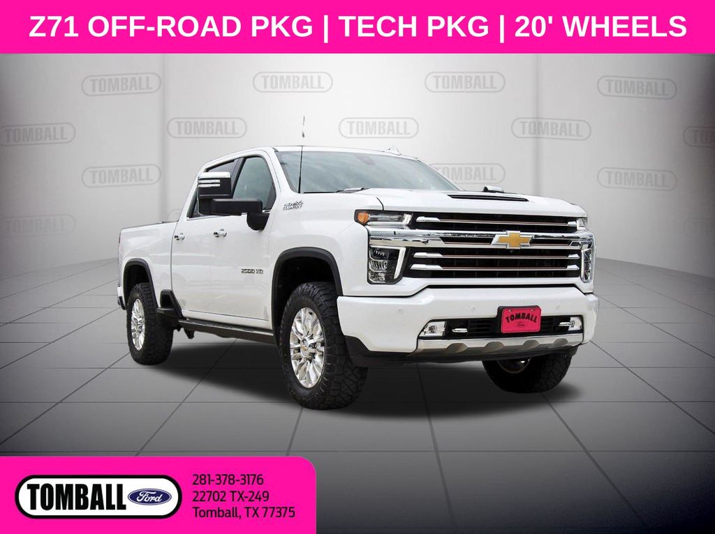 White (Iridescent Pearl Tricoat) 2023 Chevrolet Silverado 2500HD Pickup Truck Four-Wheel Drive Automatic