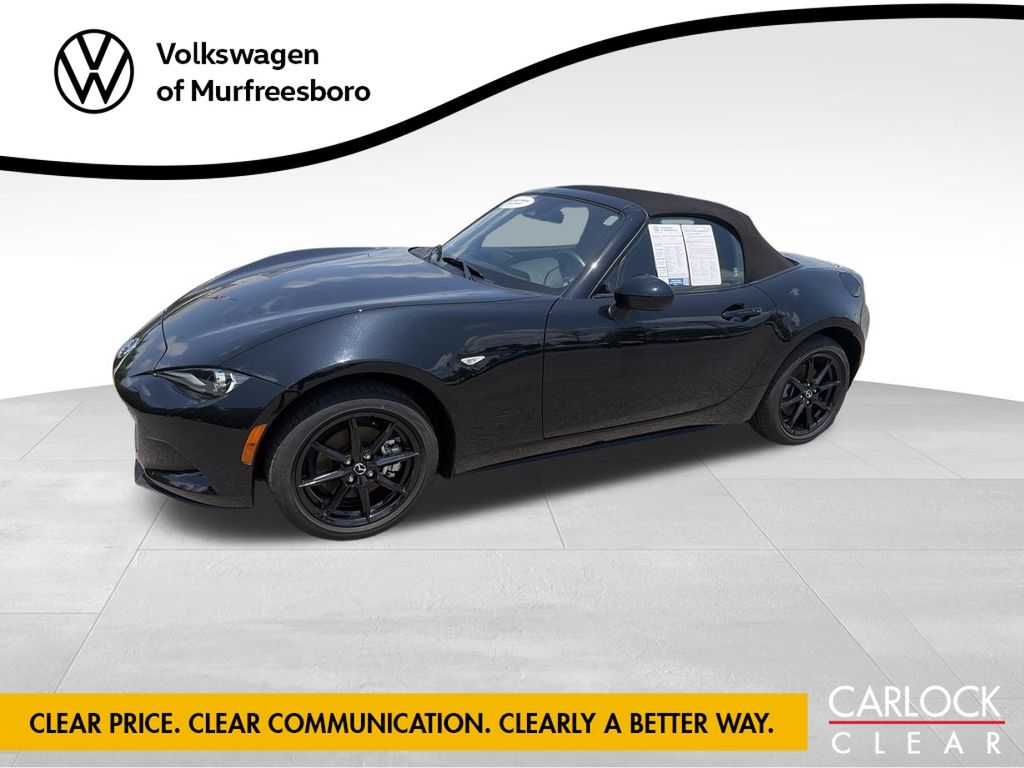 Jet Black Mica 2025 Mazda MX-5 Miata Convertible Rear-Wheel Drive 6-Speed Manual