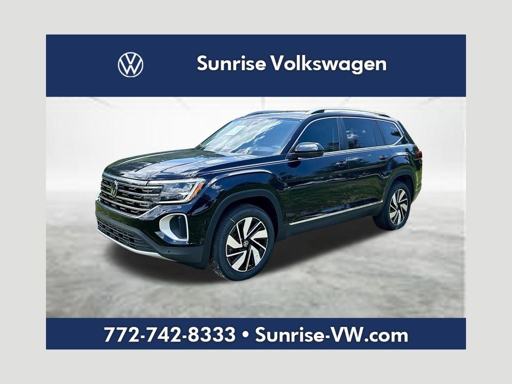 Black 2026 Volkswagen Atlas SUV / Crossover All-Wheel Drive 8-Speed Automatic