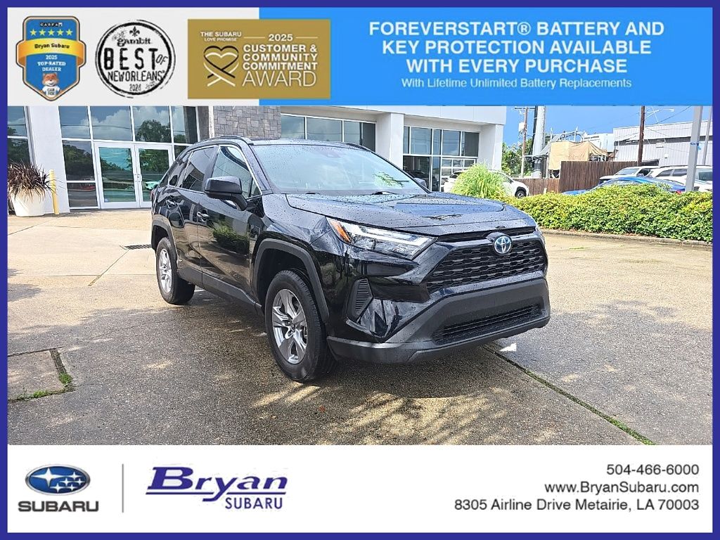 Midnight Black Metallic 2024 Toyota RAV4 Hybrid LE AWD SUV / Crossover All-Wheel Drive Continuously Variable Transmission