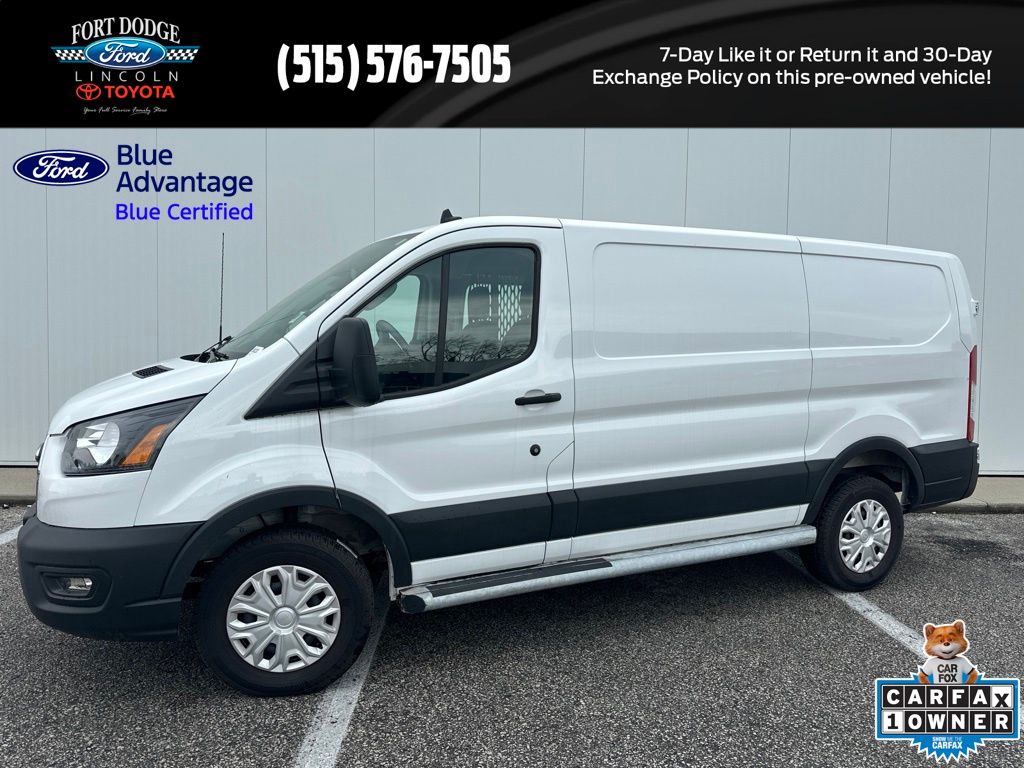 Oxford White 2025 Ford Transit Cargo Van Rear-Wheel Drive 