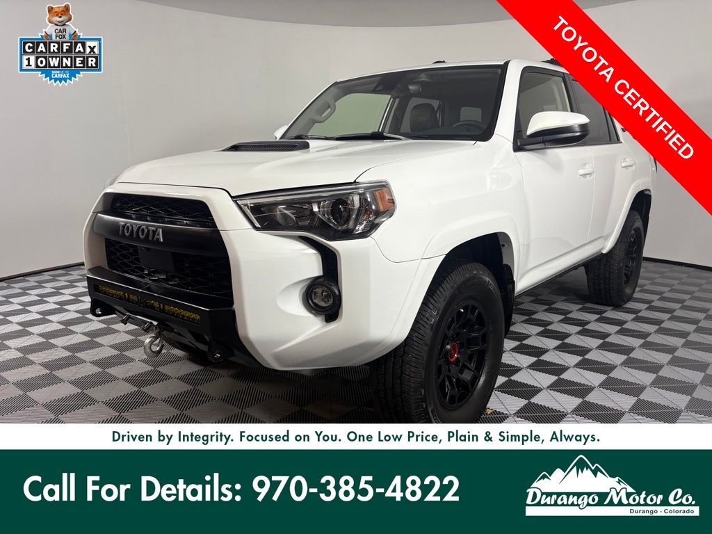 Super White 2021 Toyota 4Runner SUV / Crossover Four-Wheel Drive 5-Speed Automatic Overdrive