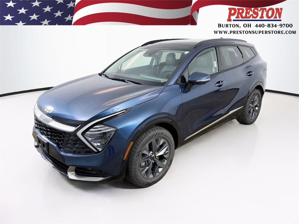 Vesta Blue 2023 Kia Sportage Hybrid SUV / Crossover All-Wheel Drive 6-Speed Automatic