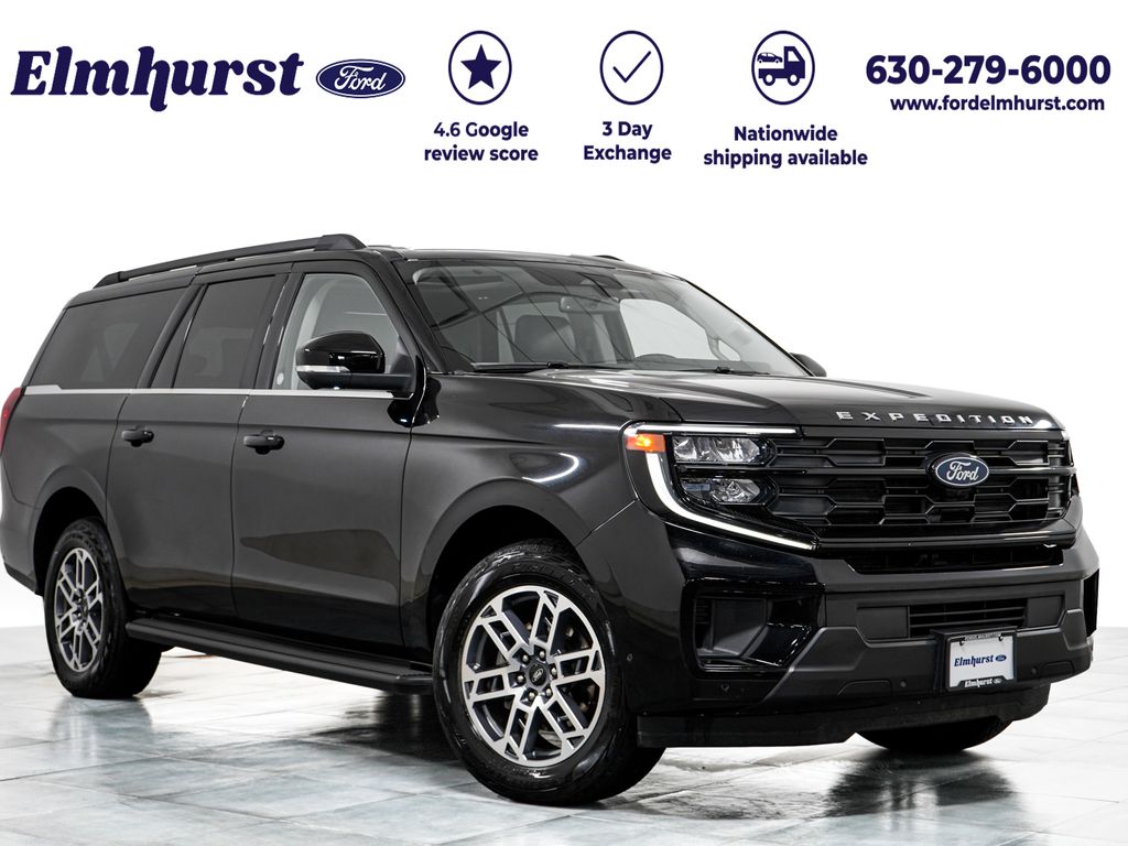 Black Metallic 2025 Ford Expedition SUV / Crossover Four-Wheel Drive Automatic