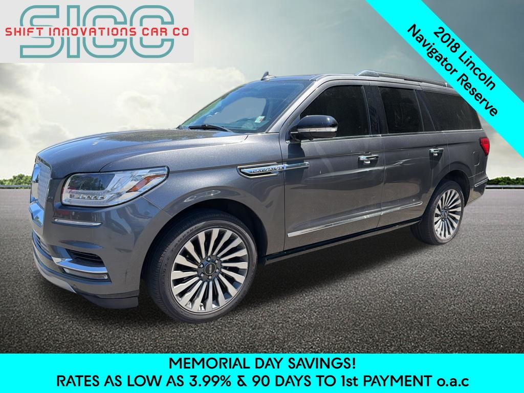 Magnetic Gray Metallic 2018 Lincoln Navigator Reserve 4WD SUV / Crossover Four-Wheel Drive Automatic