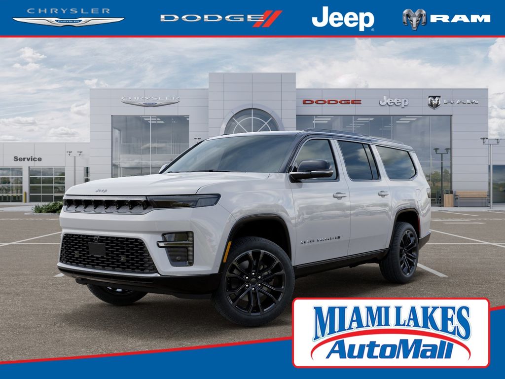 Bright White Clearcoat 2026 Jeep Grand Wagoneer L SUV / Crossover Four-Wheel Drive 8-Speed Automatic