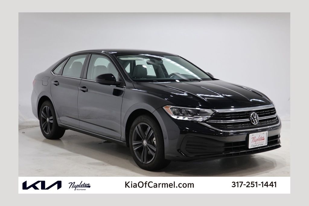 Deep Black 2024 Volkswagen Jetta Sedan Front-Wheel Drive 8-Speed Automatic
