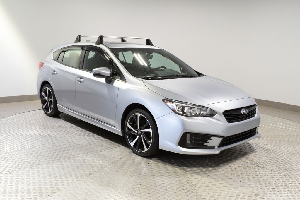 Ice Silver Metallic 2023 Subaru Impreza Wagon All-Wheel Drive Continuously Variable Transmission