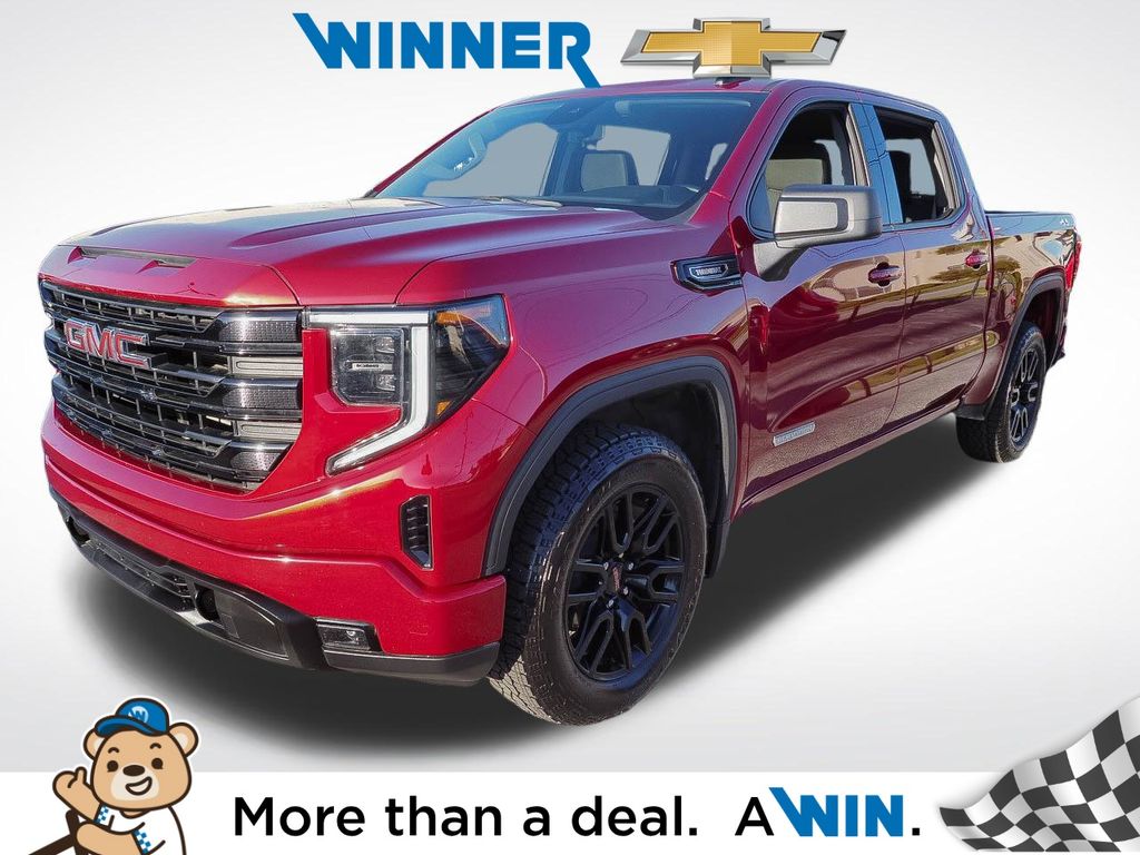 Volcanic Red Tintcoat 2024 GMC Sierra 1500 Pickup Truck Four-Wheel Drive 8-Speed Automatic