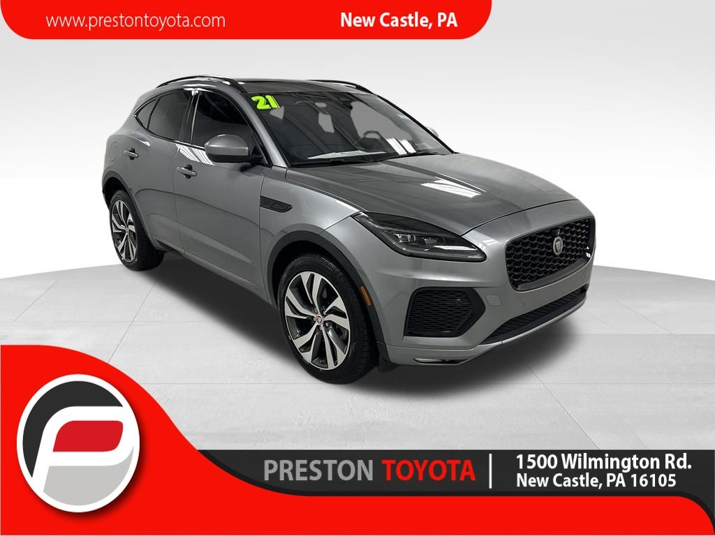 Borasco Gray Metallic 2021 Jaguar E-PACE SUV / Crossover All-Wheel Drive 9-Speed Automatic