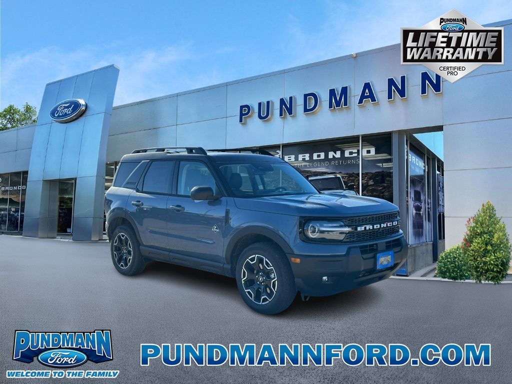 Blue (Azure Gray Metallic) 2025 Ford Bronco Sport SUV / Crossover All-Wheel Drive 8-Speed Automatic