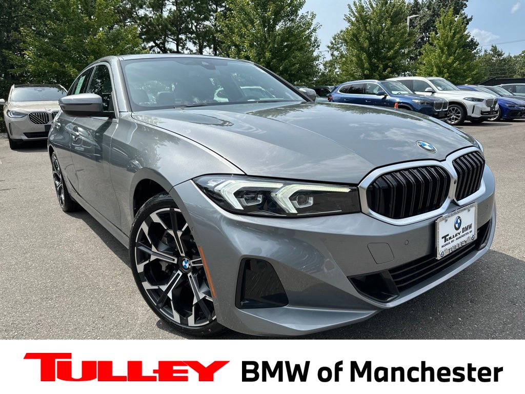 Gray (Skyscraper Grey Metallic) 2025 BMW 3 Series Sedan All-Wheel Drive 8-Speed Automatic
