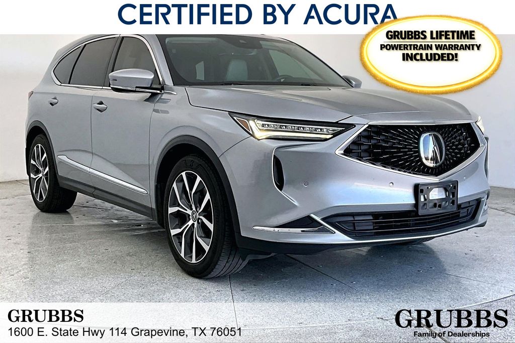 Lunar Silver Metallic 2022 Acura MDX FWD with Technology Package SUV / Crossover Front-Wheel Drive Automatic