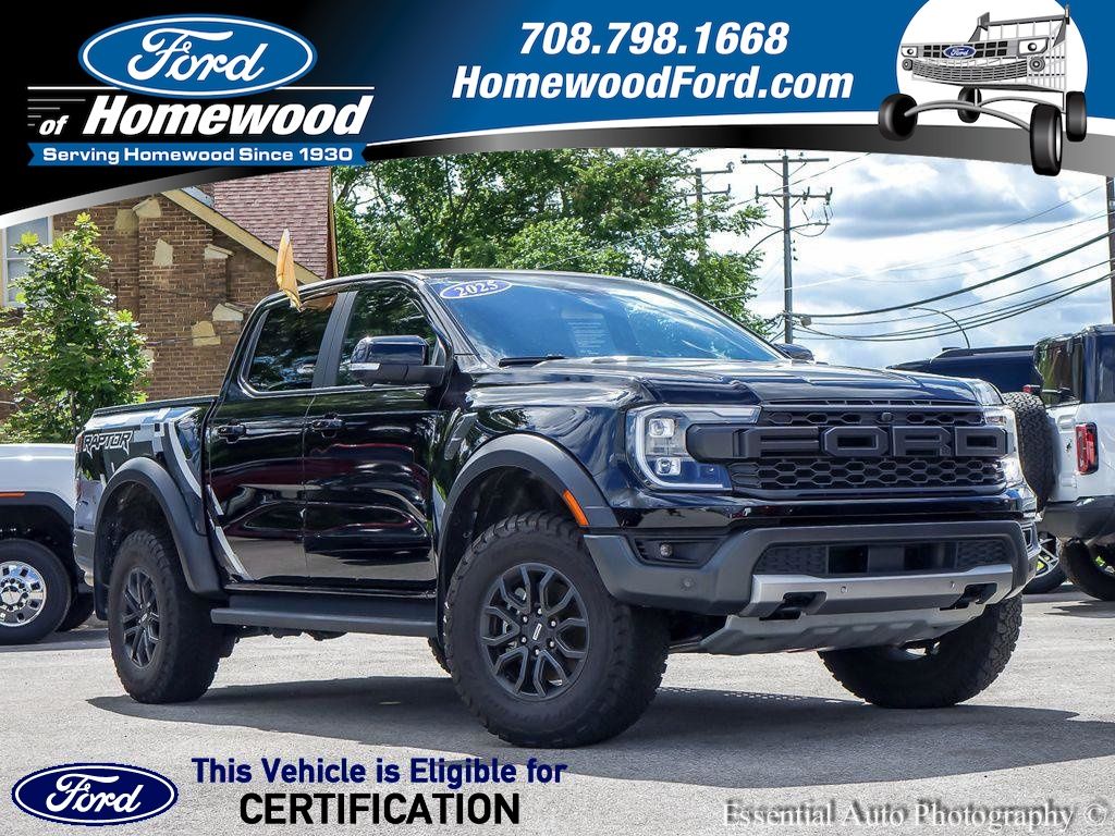 Shadow Black 2025 Ford Ranger Pickup Truck Four-Wheel Drive Automatic