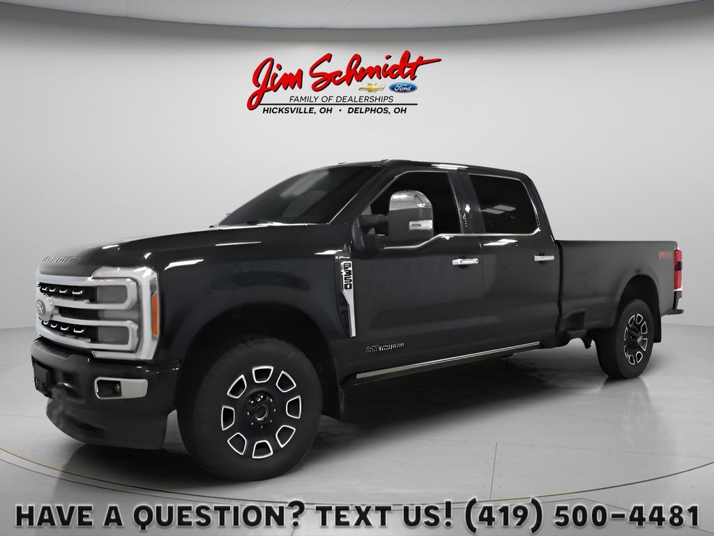 Agate Black Metallic 2023 Ford F-350 Super Duty Pickup Truck Four-Wheel Drive Automatic