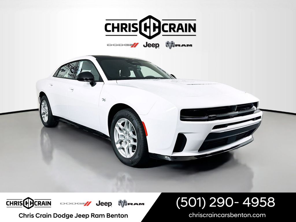 Bright White Clearcoat 2026 Dodge Charger R/T Sedan AWD Sedan All-Wheel Drive Automatic