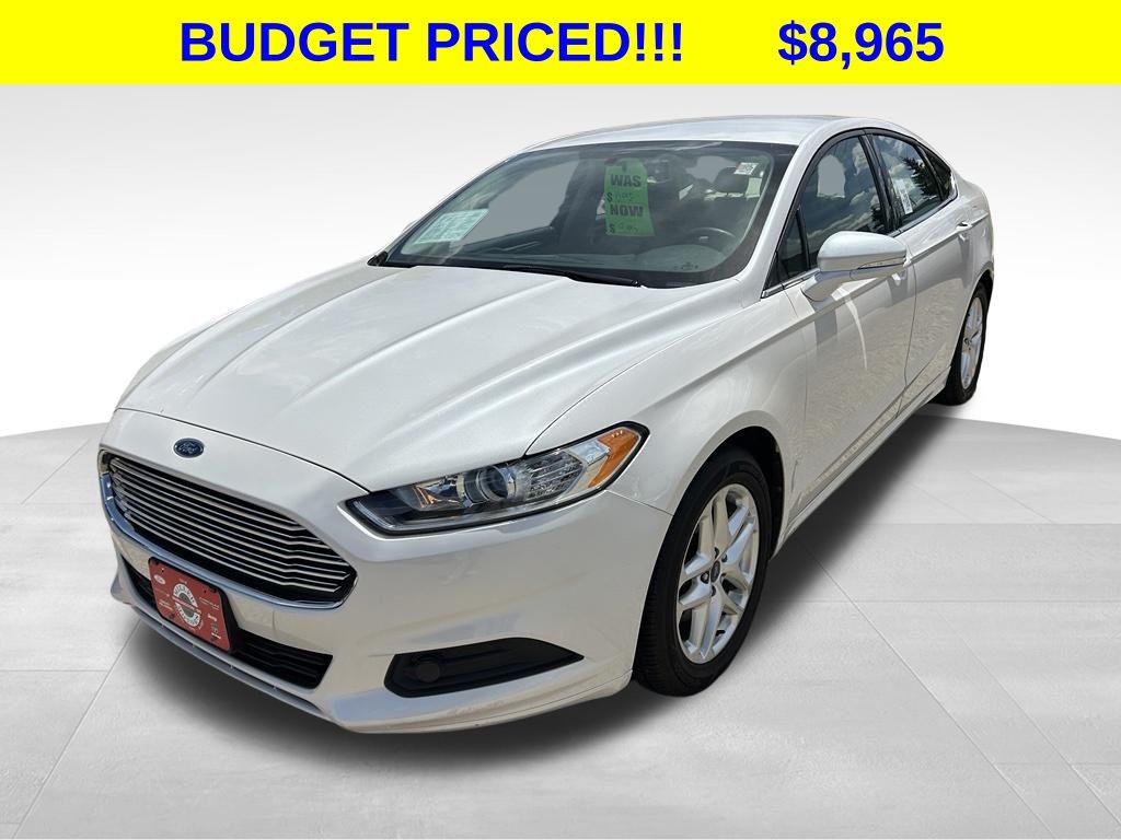 White Platinum Clearcoat Metallic 2013 Ford Fusion Sedan Front-Wheel Drive 6-Speed Automatic